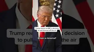Trump reacts to ABC's decision to pull Kimmel off the air