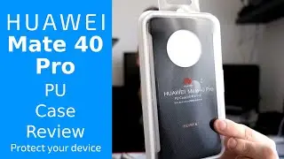 My Mate 40 Pro camera back broke - Official PU Case Review
