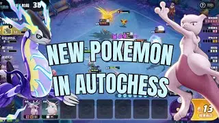 NEW Pok&eacute;mon In AUTOCHESS! [Mewtwo & Miraidon] Pok&eacute;mon Unite Chinese Version