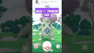 Tyranitar Mega Raid In Pokemon Go#pokemongo #pokemongoraid #megaraid #megatyranitar #pokemongoshorts