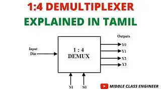 1 : 4 Demultiplexer | (Demux) | Explained in Tamil | Middle Class Engineer |
