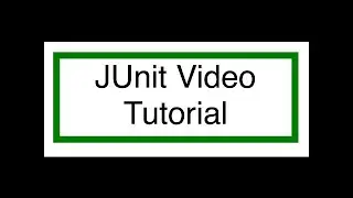 JUnit Tutorial 2 - Example 1