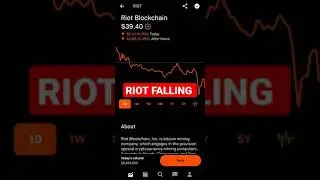 Riot Blockchain Stock Market Investing
