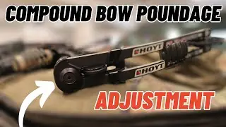 Compound Bow Poundage Adjustment | How to Adjust a Compound Bow