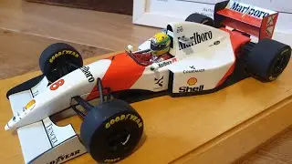 1/18 Ayrton Senna 1993 Japanese GP win 'Marlboro' McLaren MP4/8 - Minichamps Diecast Review