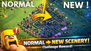 I Completed This Challenge & Got a NEW Scenery! 😱 | Clash of Clans 