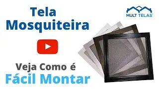 Tela Mosquiteira Fa&ccedil;a Voc&ecirc; Mesmo- Veja Como Montar Tela Mosquiteiro para janela
