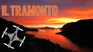 Il tramonto - Lago d'Iseo - Drone 4K