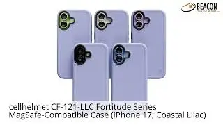 cellhelmet CF-121-LLC Fortitude Series MagSafe-Compatible Case (iPhone 17; Coastal Lilac)