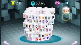 Mahjongg Dimensions Blue - Gameplay
