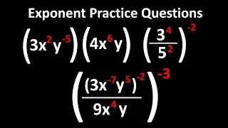 Exponent Practice Questions