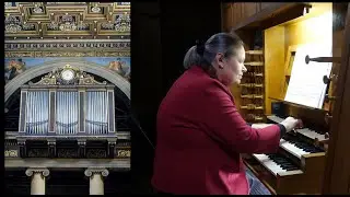 Jacques Boyvin Basse de trompette  - Marie-Ange Leurent &agrave; l'orgue de Notre-Dame de Lorette, Paris