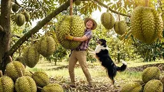 Durian Harvest + Farm Cleanup &mdash; Working with My Australian Shepherd