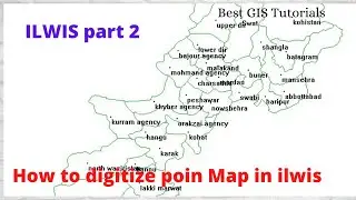 How to Digitize Point Map in ilwis Software in Urdu