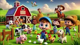 🐮🐷 The Funny Farm Friends: A Hilarious Barnyard Adventure! 🐔🐴|Nursery Rhymes & Kids Songs