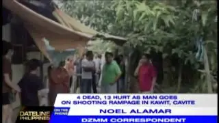 5 dead, 13 hurt in Cavite shooting rampage