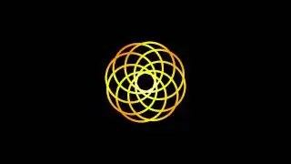 4K Math Flower Magic Circles turns into Geometric Form
