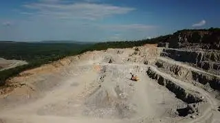aerial view from above of the mine this area has QNP63TL