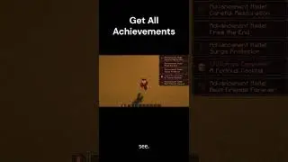 How I Got All Of Minecraft's Achievements In One Single Second