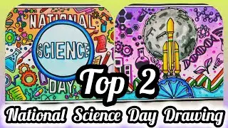 2047 viksit bharat Drawing| National Science day drawing|National Science Day Poster#scienceproject