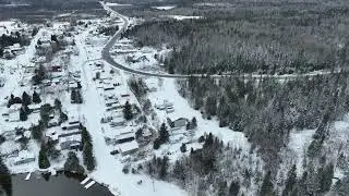 Drones Toronto - Larder Lake The frozen beauty of this mining town - Drone Video