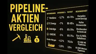 Pipeline Aktien Vergleich 2025 🔥 | Enbridge vs. ONEOK vs. Kinder Morgan | Pipeline Serie Finale