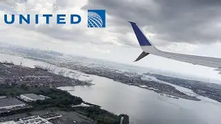 United 737 SCENIC Takeoff from Newark Liberty International Airport
