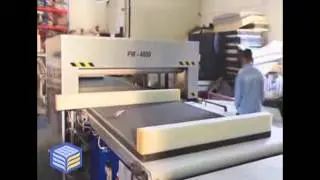 MACHINE DE COLLAGE ET ASSEMBLAGE DE MATELAS RESSORT