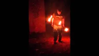 A Fluid movement Josh Haas Fire Double Staves