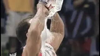 Kurt Angle drinking milk