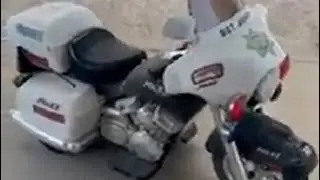12V Police Motorcycle Review, Awesome for the kid that outgrew the power wheel
