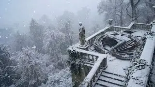 Sleeping Dragon in Frozen Fortress Ambience  | Dark Medieval Celtic Music