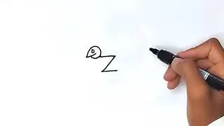 How to turn Letter Z into a Zebra - LetterToons A-Z Animals