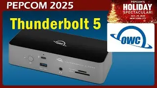Док-станция Thunderbolt 5 и SSD от OWC @Pepcom Holiday Spectacular 2025