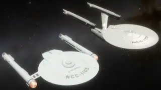 USS Niantic v Enterprise Refit Size Comparison