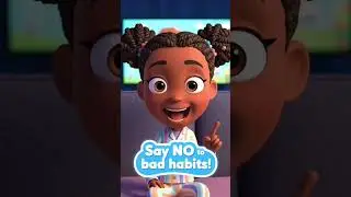 🧒Stop Bad Habits | Kids Cartoon Moral Story Part2🧒 #kidslearning #kidsshortsvideos #kiddos #kids