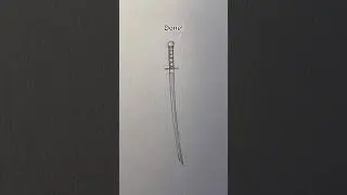 Simple sword drawing tutorial