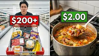STOP BUYING EXPENSIVE FOOD NOW! How To Eat On Only 2$ A Day!