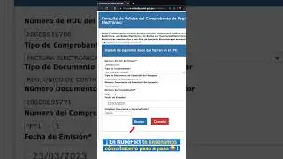 Verifica la validez de tus comprobantes de pago