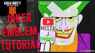 Joker Emblem Tutorial BO4