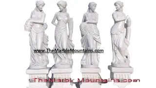 Four seasons statues at Tu Hung stone arts