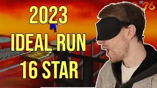 Blindfolded 16 Star - 2023 SM64 Ideal Run by Bubzia (LBLJ Route)!