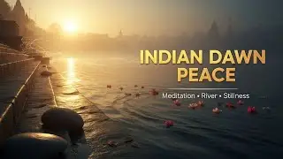 Indian Dawn Stillness Meditation 🌅 Peaceful River Sounds for Deep Relaxation, Sleep & Inner Calm