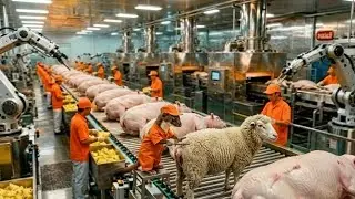 Inside the High-Tech Wool Mill: From Shearing Sheep to Soft Yarn Balls (Full Process)
