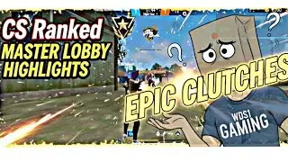 CS RANK MASTER LOBBY GAMEPLAY HIGHLIGHTS FF #freefair #wds1gaming #highlights 