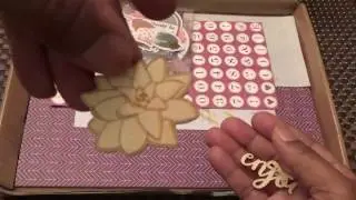 Spellbinders Maker's Mart Die & Card Kits March 2017 Unboxing
