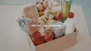 Free Grocery Haul in France 🇫🇷 | International Student Life Cost of Living ASMR Silent Vlog 🥖