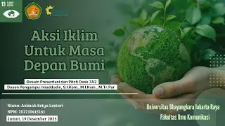 SDGs 13 (Climate Action) - Aksi Iklim Untuk Masa Depan Bumi 
