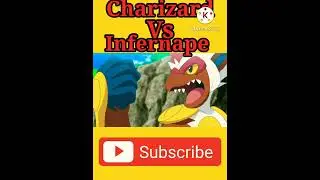 Ash Charizard V/s Ash Infernape Who Will Win | POKEGX | #shorts #ytshorts #pokemon #anime