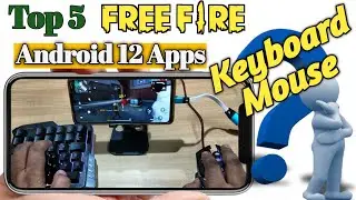 FREE FIRE Keyboard Mouse Android 12 🔥 Top 5 Apps | Keymapper Panda/Mantis/TC Games/Flydigi/GeekGamer